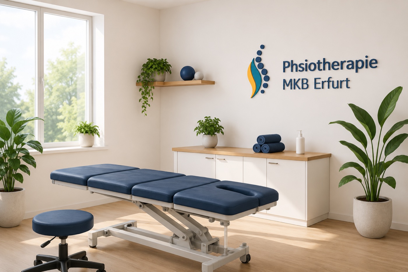 Heller, moderner Behandlungsraum der MKB Praxis Erfurt